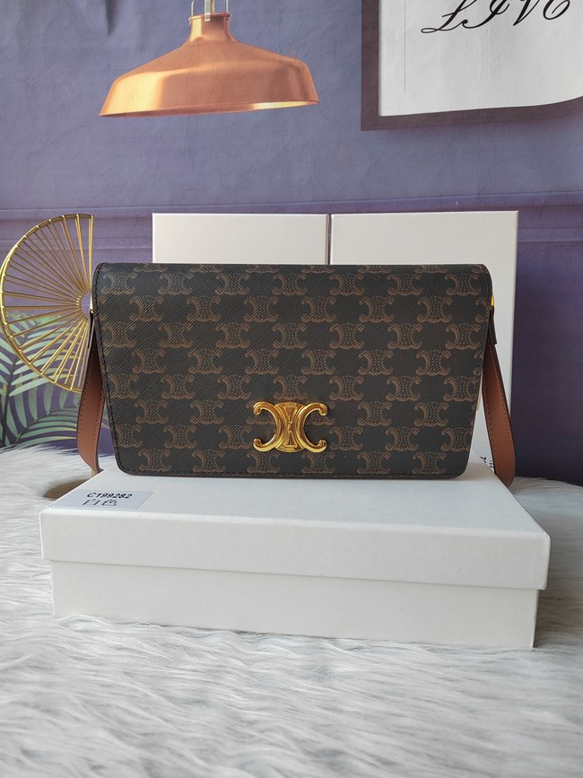 Celine Trapeze Triomphe Bag In Calf Leather Code:199282