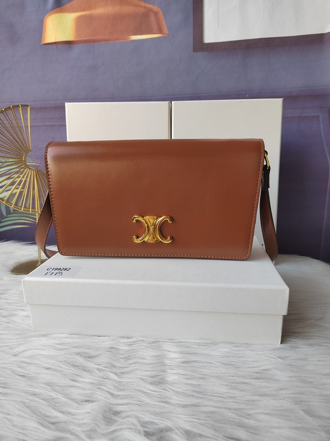 Celine Trapeze Triomphe Bag In Calf Leather Code:199282