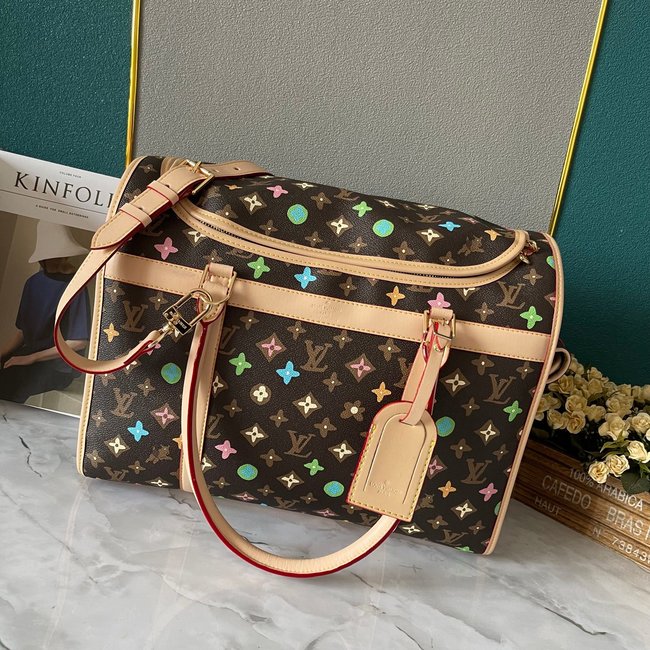 Louis Vuitton Classic Print Pet Box Code: M42021