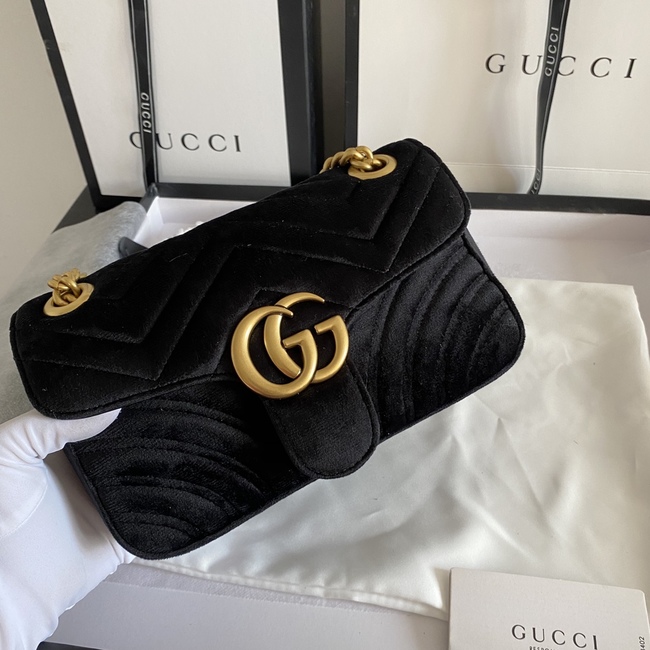 Gucci Bronze Logo Double G Crossbody Bag Code:446744