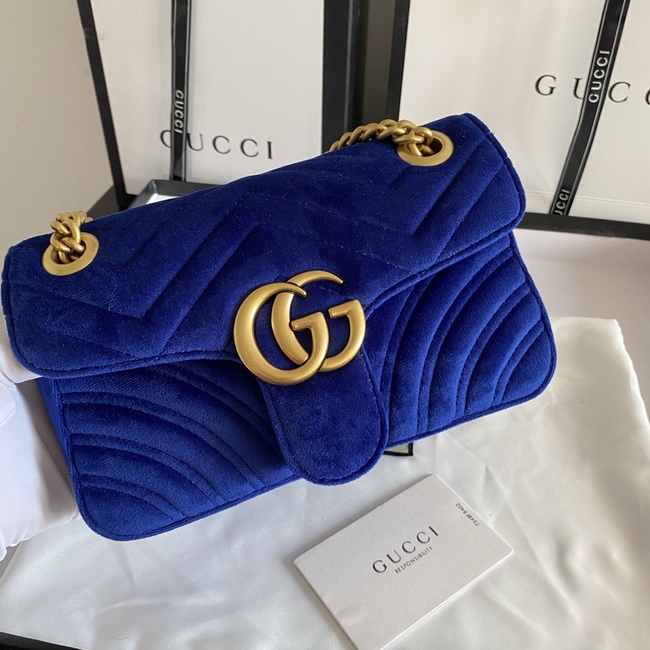 Gucci Bronze Logo Double G Crossbody Bag Code:446744