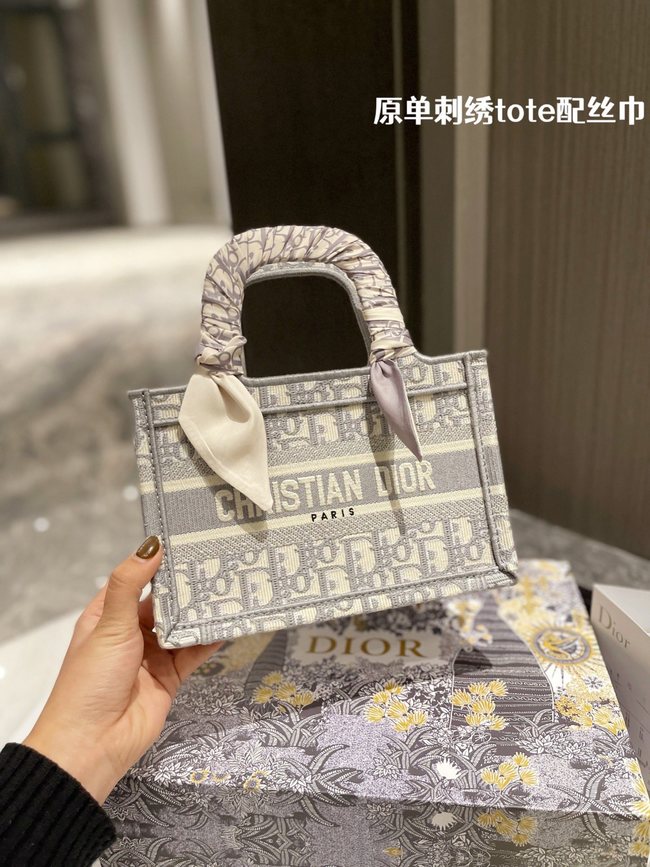 Dior Book Tote Inlights Printed Handbag