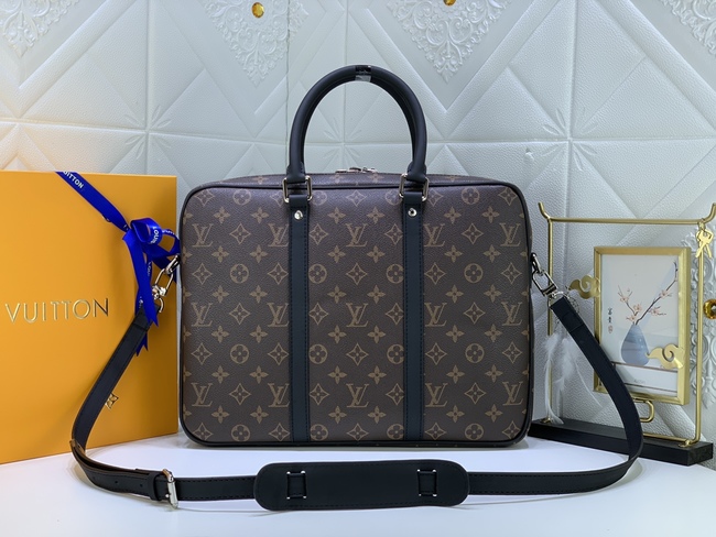 Louis Vuitton Rte-Documents Voyage Small Brief Case Code: N41478