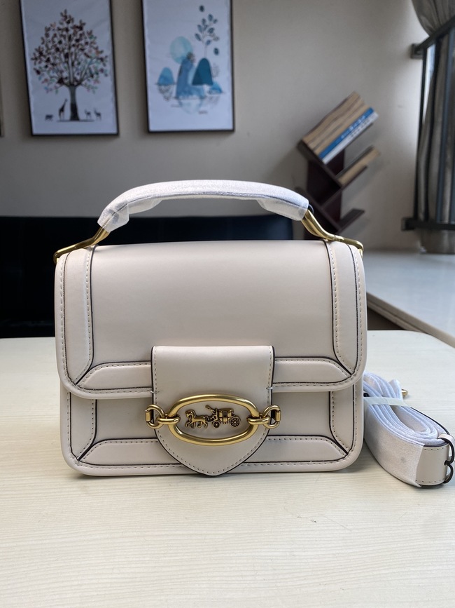 Coach Hero Shoulder Crossbody Bag Code: C8450棕色/马车8451/C8452帆布/C8449全皮
