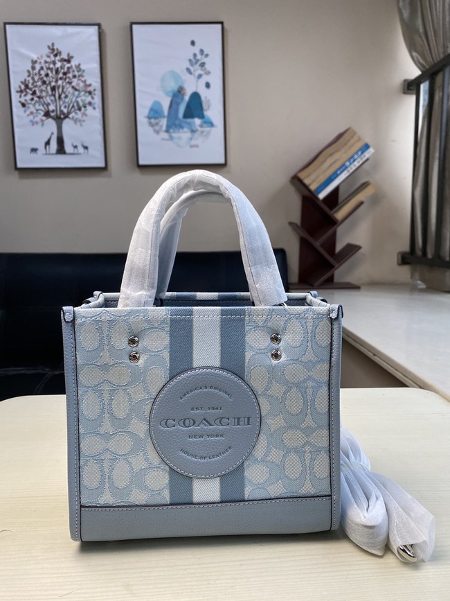 Coach Dempsey Canvas Field Tote22 Crossbody Bag Code:8417