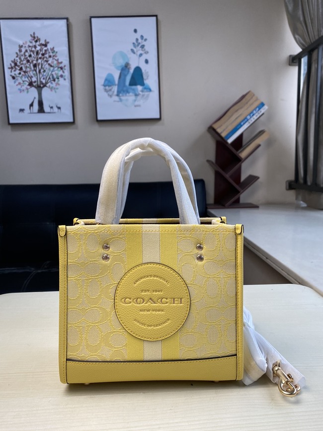 Coach Dempsey Canvas Field Tote22 Crossbody Bag Code:8417