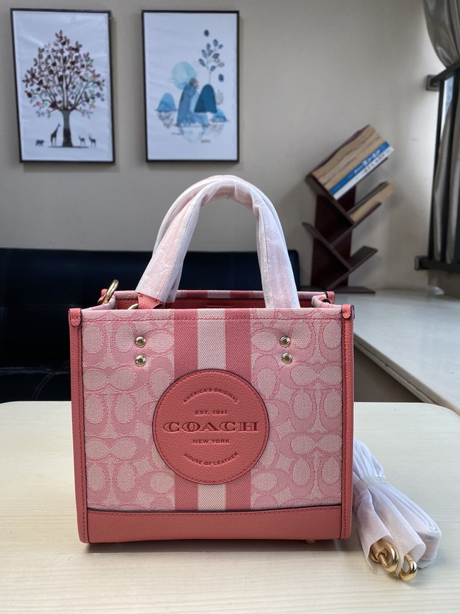 Coach Dempsey Canvas Field Tote22 Crossbody Bag Code:8417