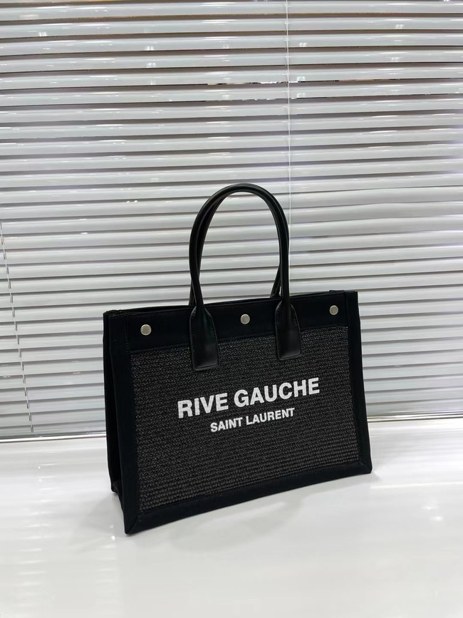 Yves Saint Laurent Large Capacity Straw Tote Bag