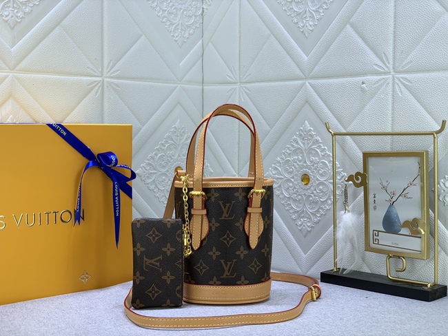 Louis Vuitton Nano Bucket Handbag Code: M81489/