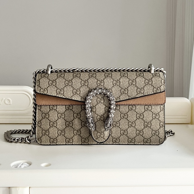 Gucci Tiger Head Diamond Buckle Crossbody Bag Code:499623