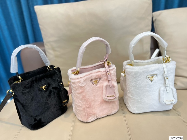 Prada Panier Fur Bucket Bag
