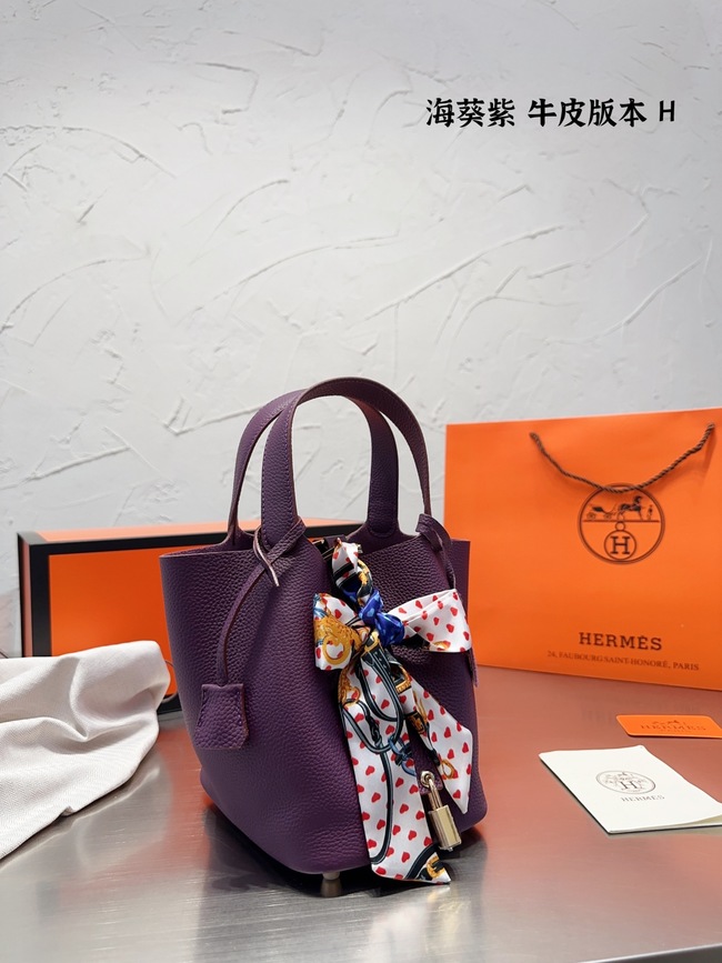 Hermes Cowhide Shopping Bag