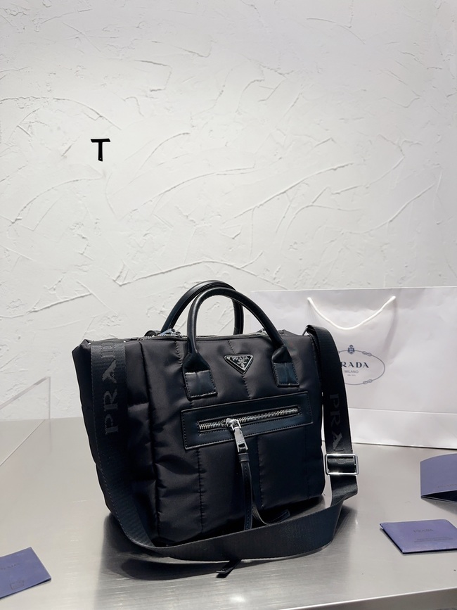 Prada Hobo Nylon Tote Bag