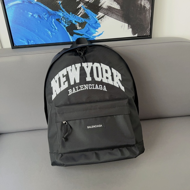 Balenciaga Paris Embroidered Nylon Backpack