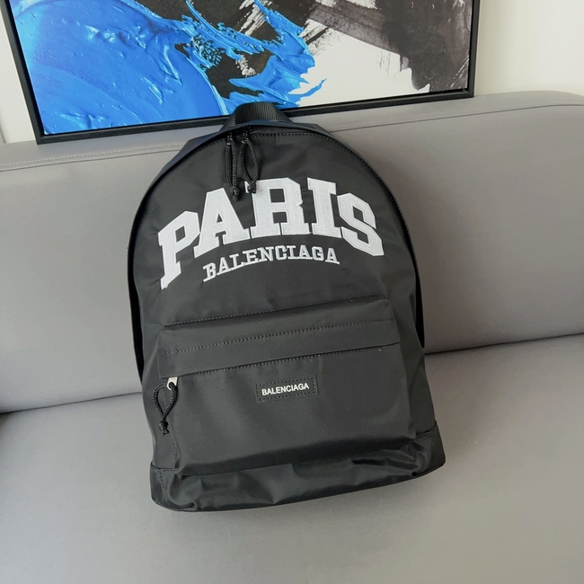 Balenciaga Paris Embroidered Nylon Backpack