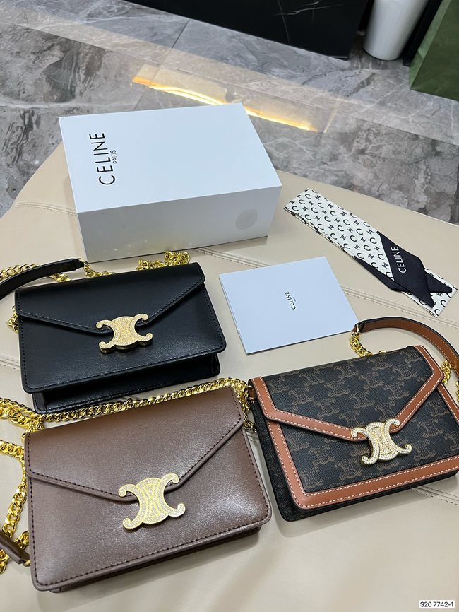 Celine Drill Button Envelope Bag