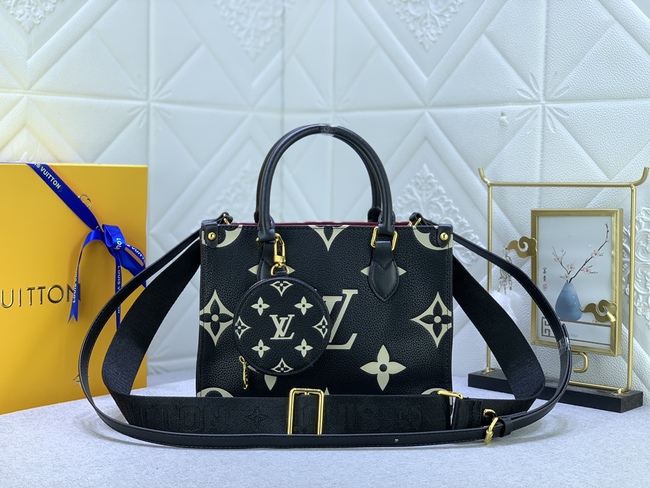 Louis Vuitton Onthego Tote Bag Code: M45659黑印45654白印45779杏印45653全黑45660玫红45779全杏迷你号