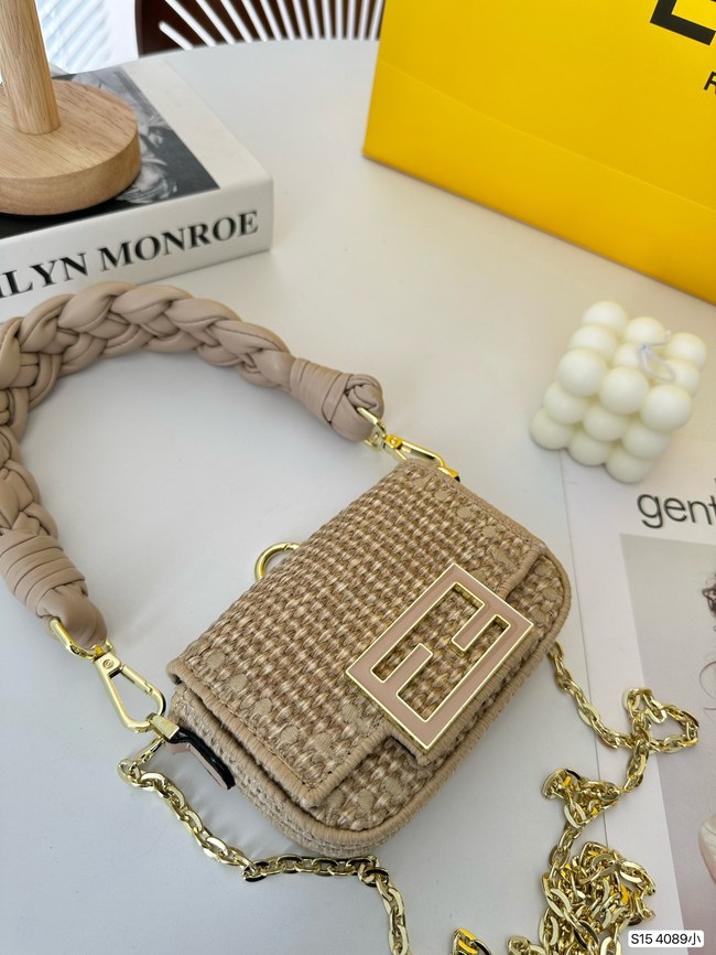 Fendi Raffia Woven Bag