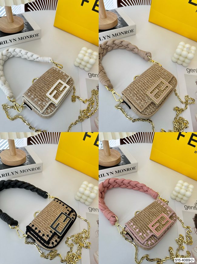 Fendi Raffia Woven Bag