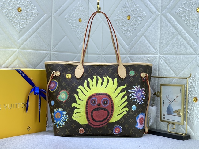 Louis Vuitton X Yk Neverfull Medium Bag Code: M46447/M40995