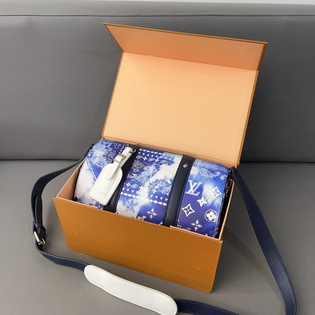 Louis Vuitton Bandana Series City Keepall Cylinder Bag Code: M20555/