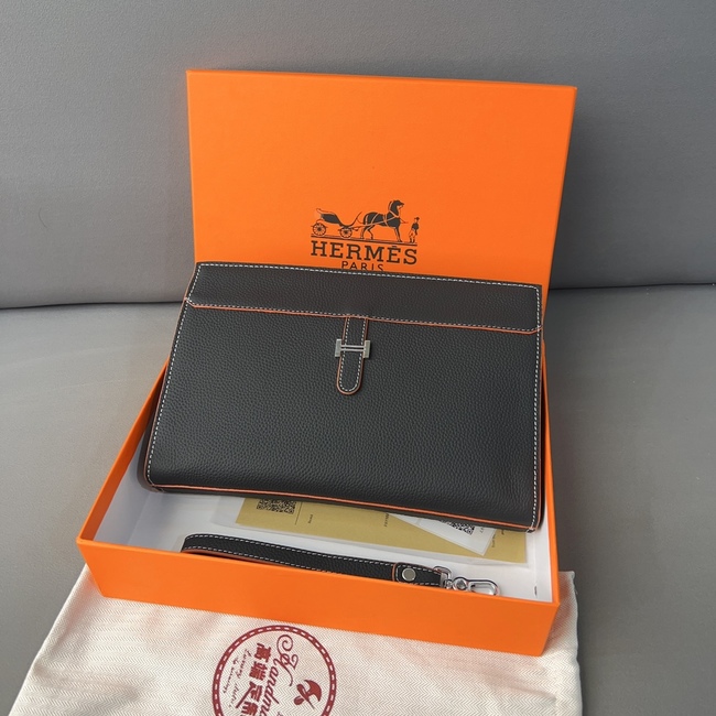 Hermes Cowhide Clutch Bag