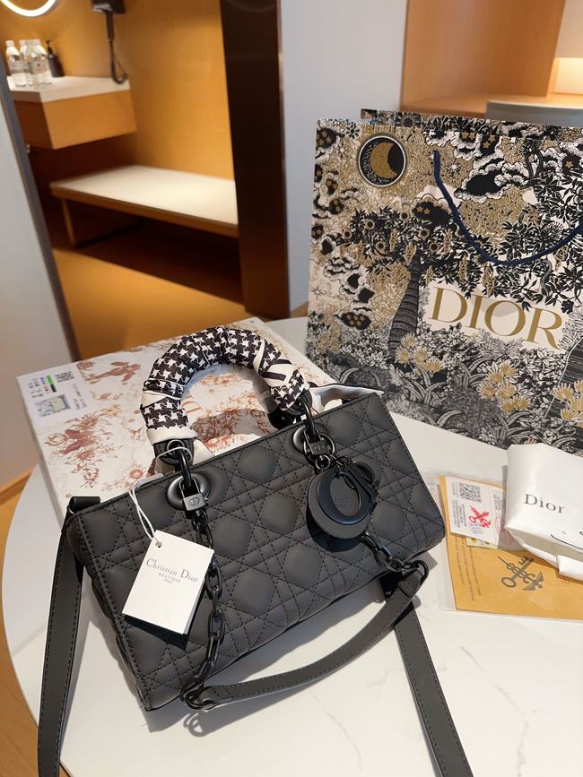 Dior Lady D-Joy Frosted Cannage Horizontal Bag