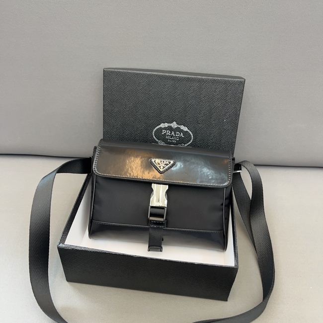 Prada Saffiano Triangle Phone Bag Shoulder Messenger Bag Code: 2Vd044