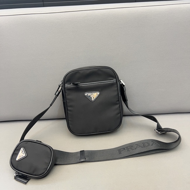 Prada Triangular Logo Hobo Three-In-One Men S Camera Bag