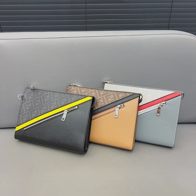 Fendi Cowhide Clutch Bag