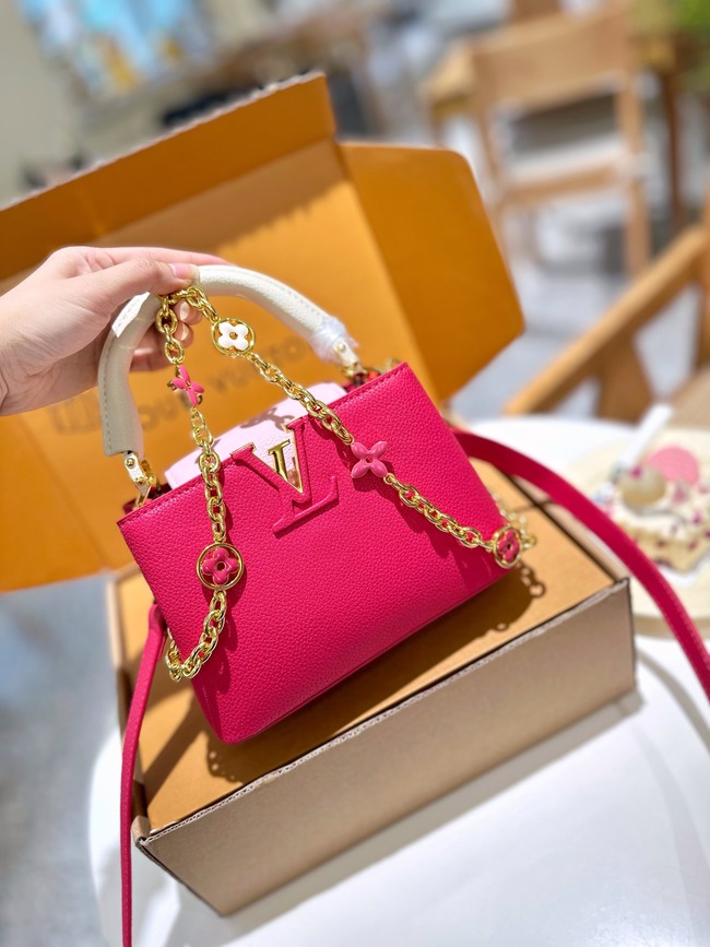 Louis Vuitton Capucines Mini Rare Snakeskin Handle Bag