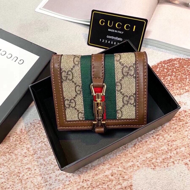 Gucci Cowhide Fashion Short Wallet