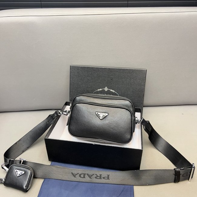 Prada Saffiano Cow Leather Shoulder Bag 