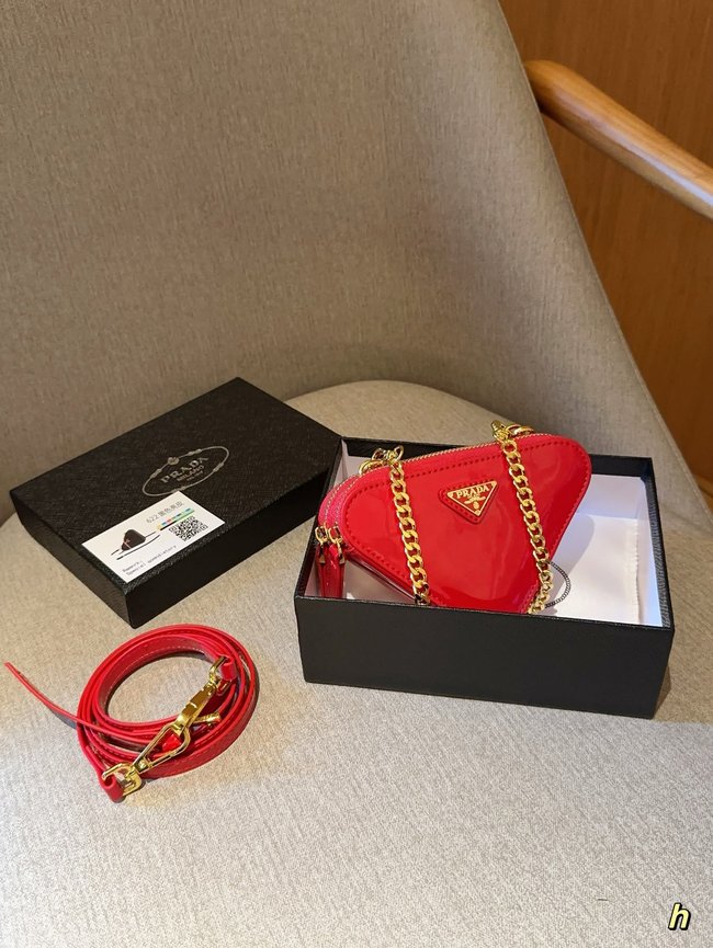 Prada Patent Leather Lipstick Bag 