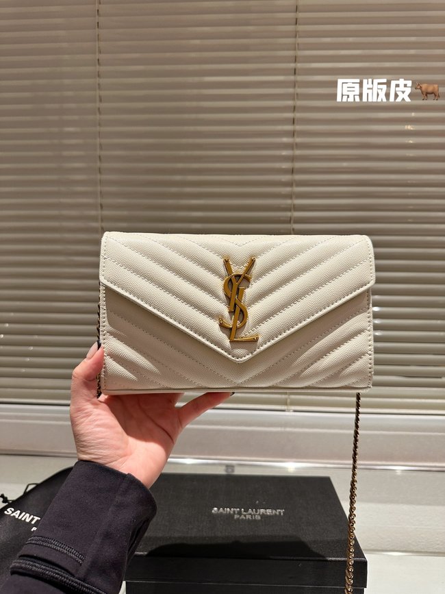 Yves Saint Laurent First Layer Cowhide Chain Bag 