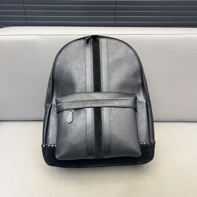 Coach Charles Logo Print Backpack 