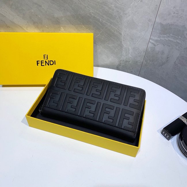 Fendi Matte Handbag Original Cowhide 