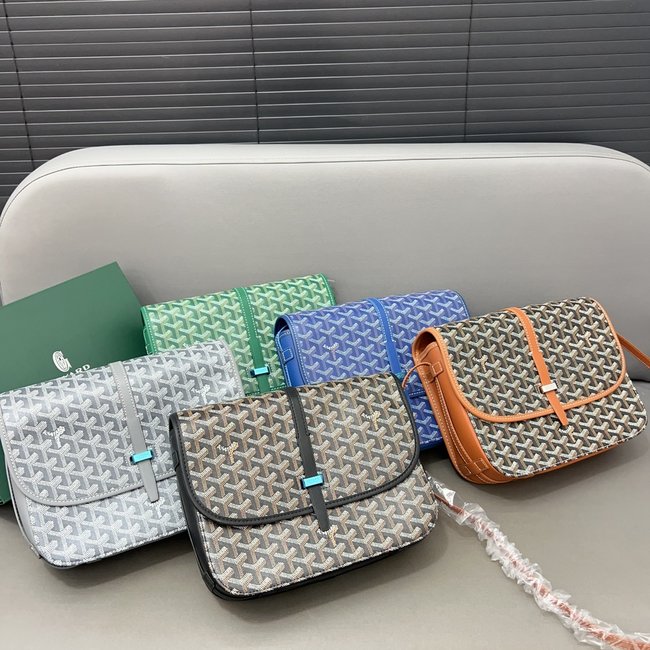 Goyard Large Belvédère Y Flap Messenger Bag 