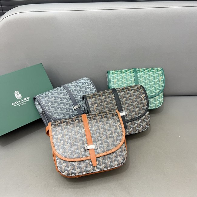 Goyard Small Belvédère Y Flap Messenger Bag 