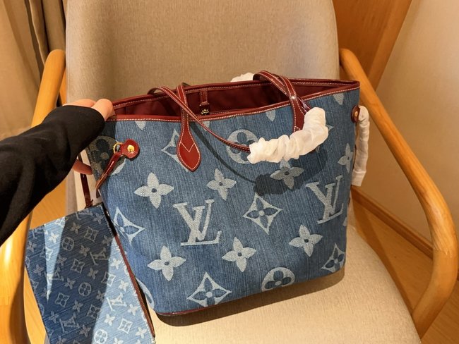 Louis Vuitton Denim Denim Shopping Bag 