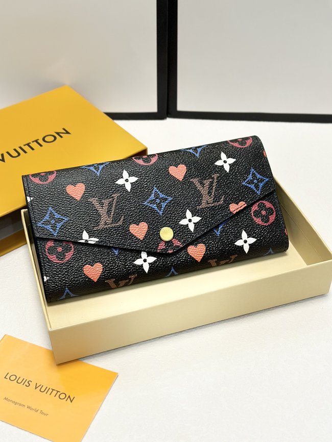 Louis Vuitton Colorful Printed Fashion Wallet 